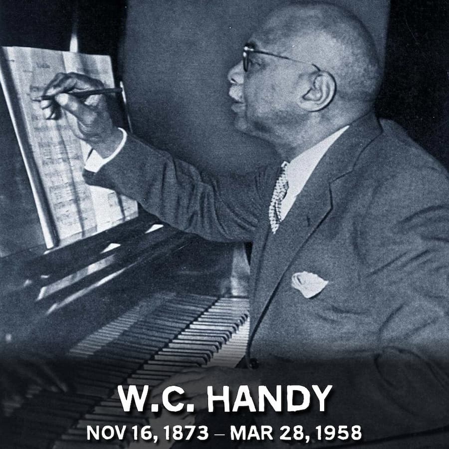 عکسی از W.C. Handy پدر موسیقی بلوز