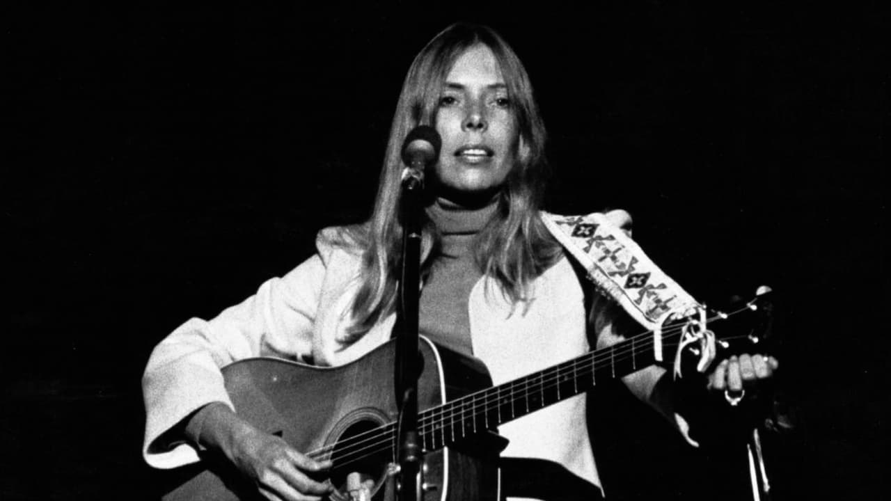 تصویر سیاه سفید از جوانی Joni Mitchell