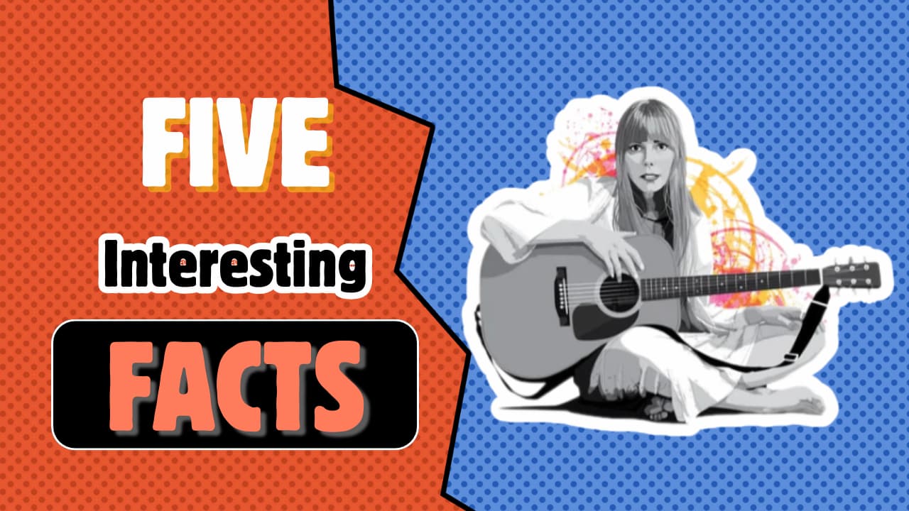 پوستر 5 فکت جذاب درباره جونی میچل