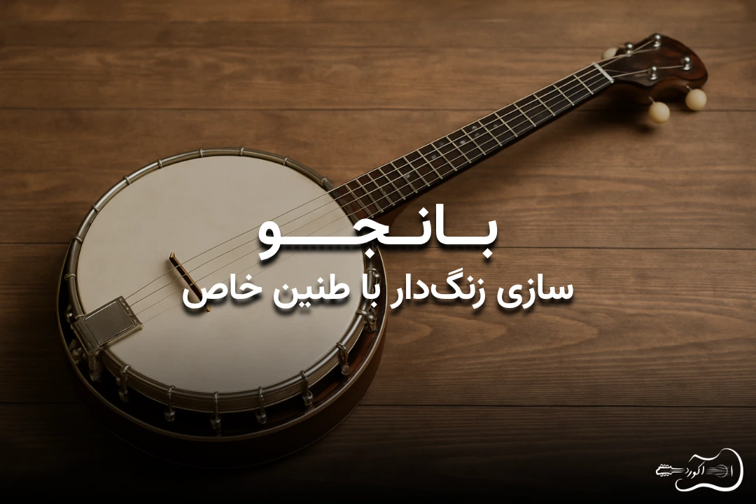 تصویری از ساز بانجو با عنوان: بانجو سازی زنگدار با طنینی خاص