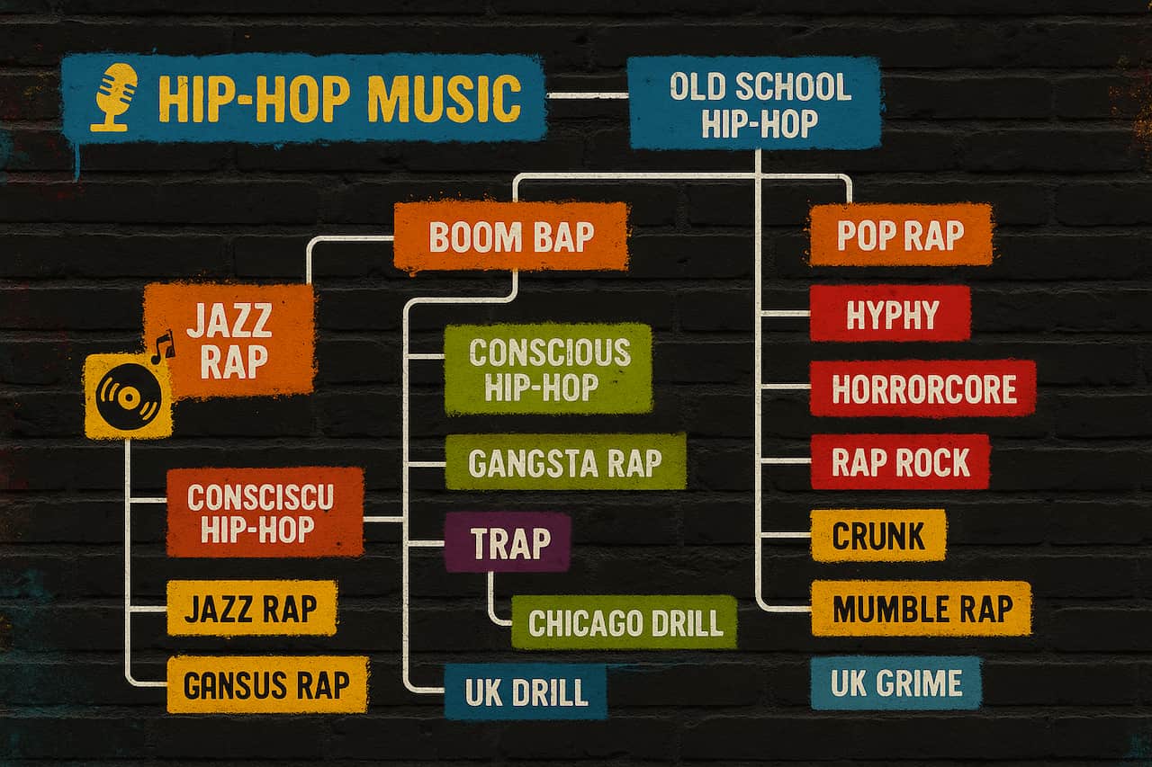 زیرژانرهای هیپ هاپ