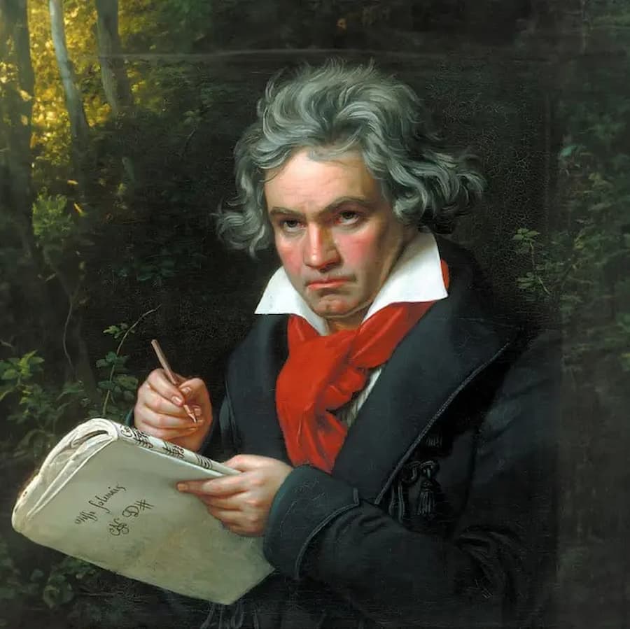 نقاشی Ludwig van Beethoven