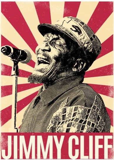 چاپ دیواری و هنری قدیمی جیمی کلیف دهه ۸۰ میلادی